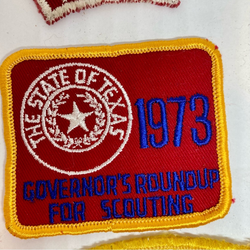 5 Vintage 70s Texas Boy Scouting Patches BSA - Picture 5 of 10